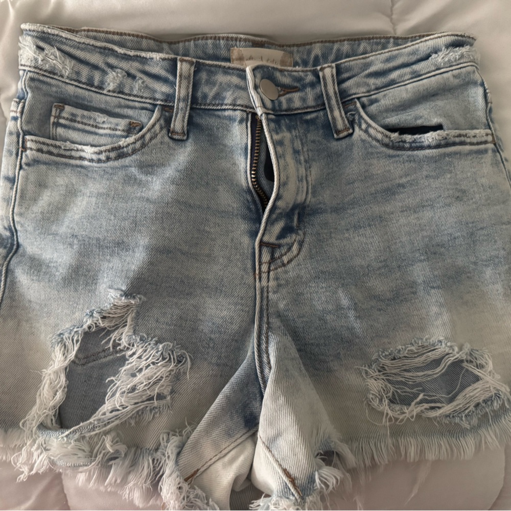 Altar'd State Dip Dye Denim Shorts-Size XS